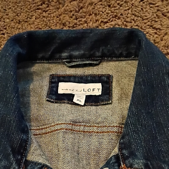 Loft Blue Jean Jacket - Picture 3 of 3